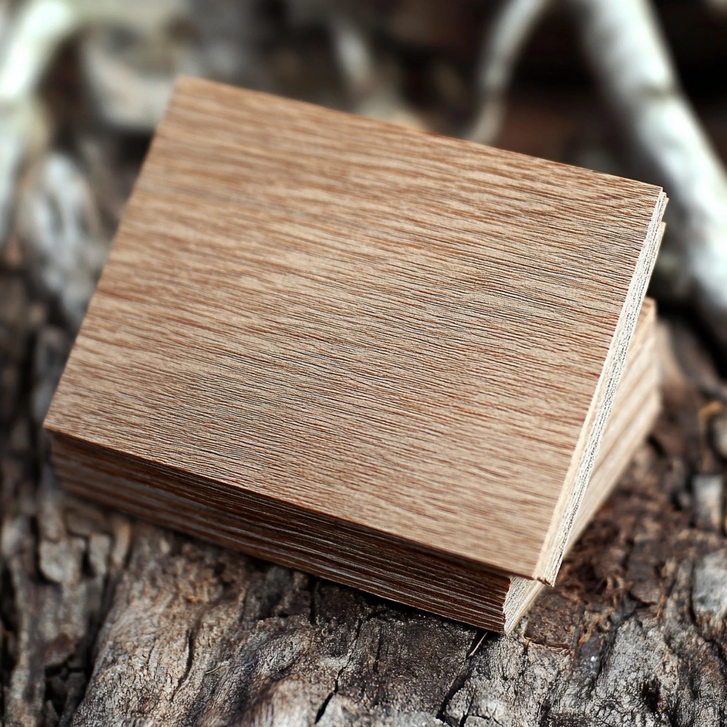 wooden business card